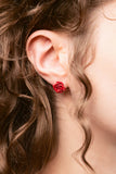 Rose Garden Earrings with Detachable Stem - 2 in 1