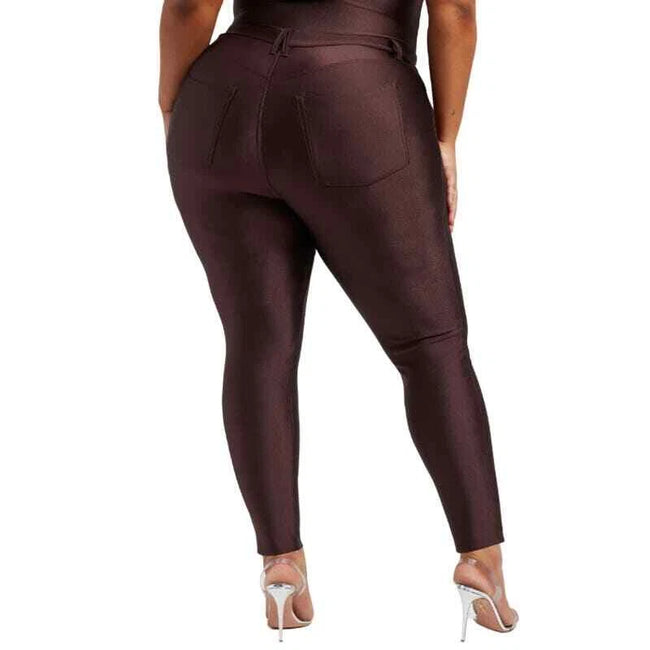 Mocha Brown Good American Disco Pants - 22