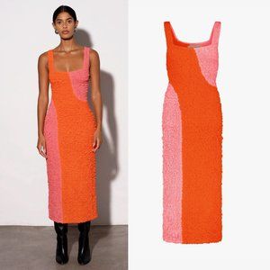 Mara Hoffman Sloan Dress in Orange Color Way - 2X (Final Sale)