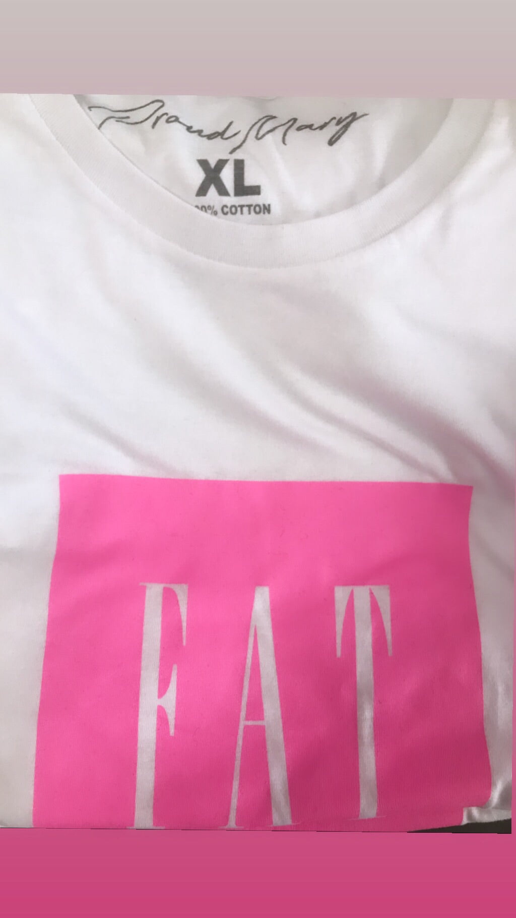 Fat Tee - Pink