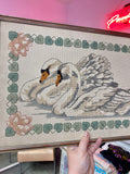 Vintage Swan Cross-stitch