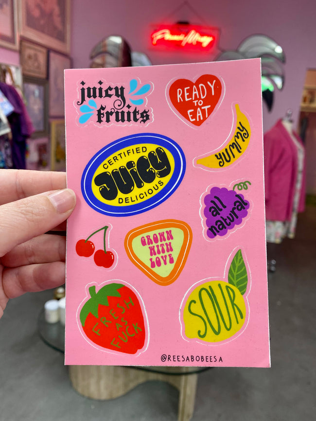 Juicy Fruit Sticker Sheet