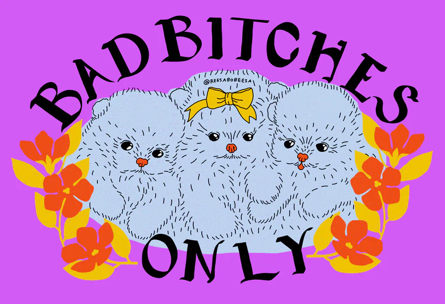 Bad Bitches Only Tee - Warm