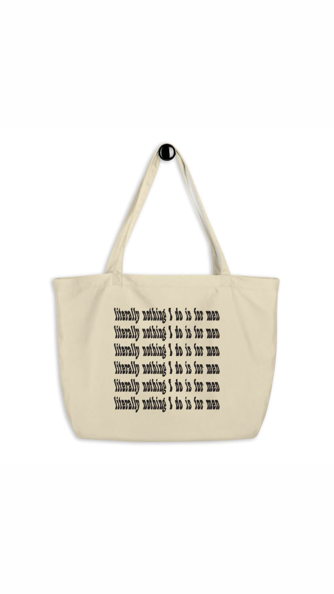 Literally Nothing XL Tote - Beige