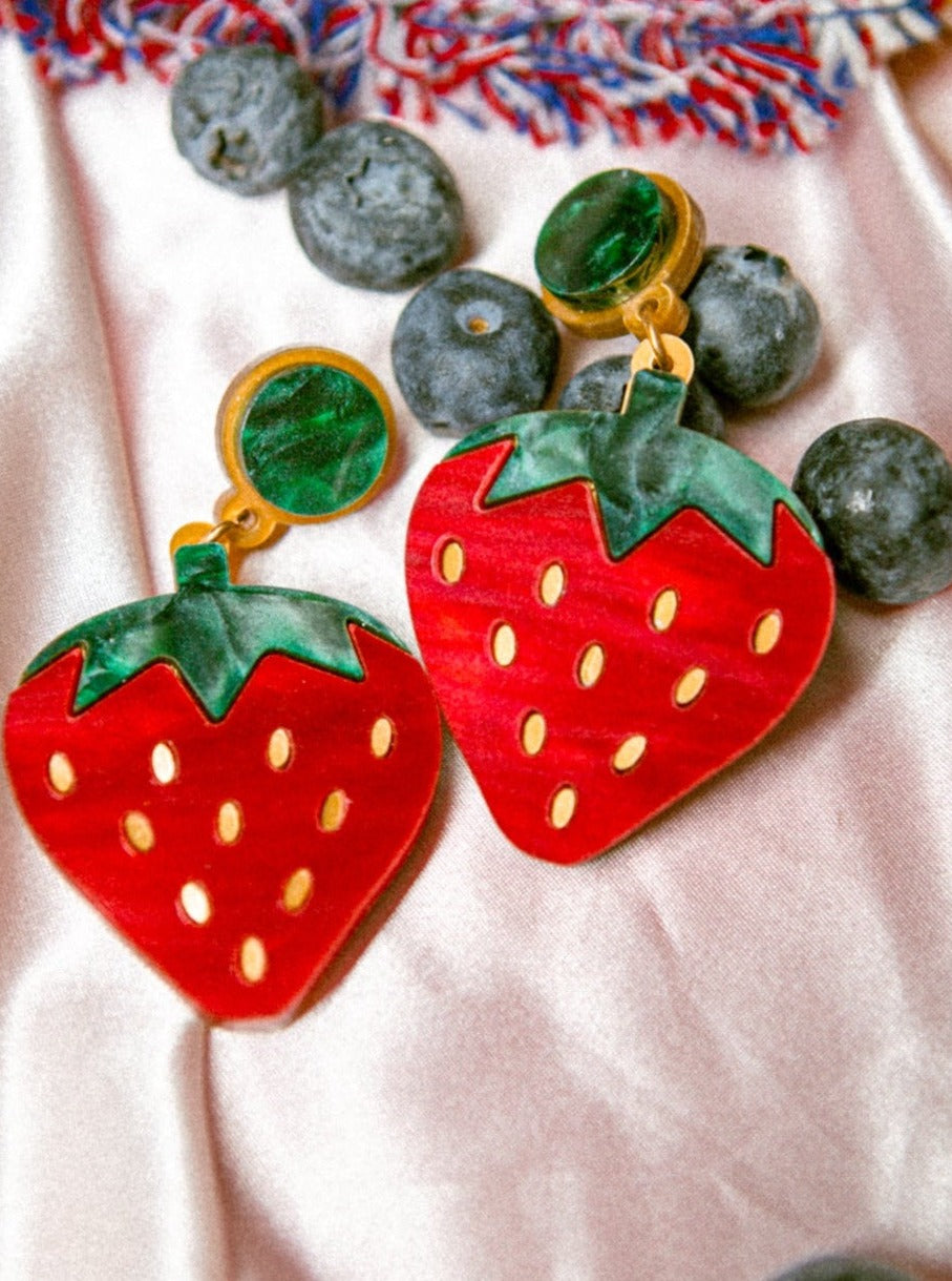 Strawberry Fields Forever Earrings