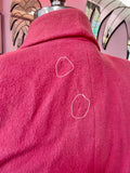 Pink Wool Swing Coat