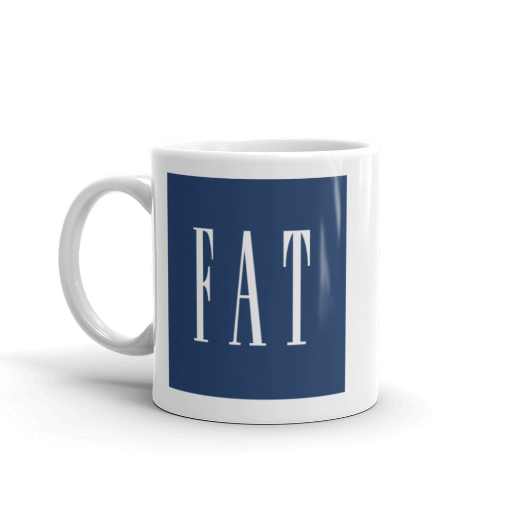 Fat Inc Logo Parody Mug