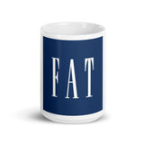 Fat Inc Logo Parody Mug
